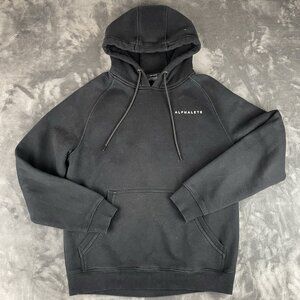 Alphalete “Proud But Never Satisfied” Black Hoodie Size M